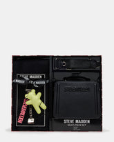 EVELYN Charm Box Gift Set Black Women's Top-Handle Crossbody Bag Gift Set | Steve Madden