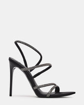 SYLO Pewter Rhinestones Embellished Strappy Women's Stiletto Heel | Steve Madden