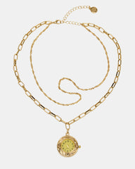 WATCH PENDANT Gold Layered Women's Necklace | Steve Madden
