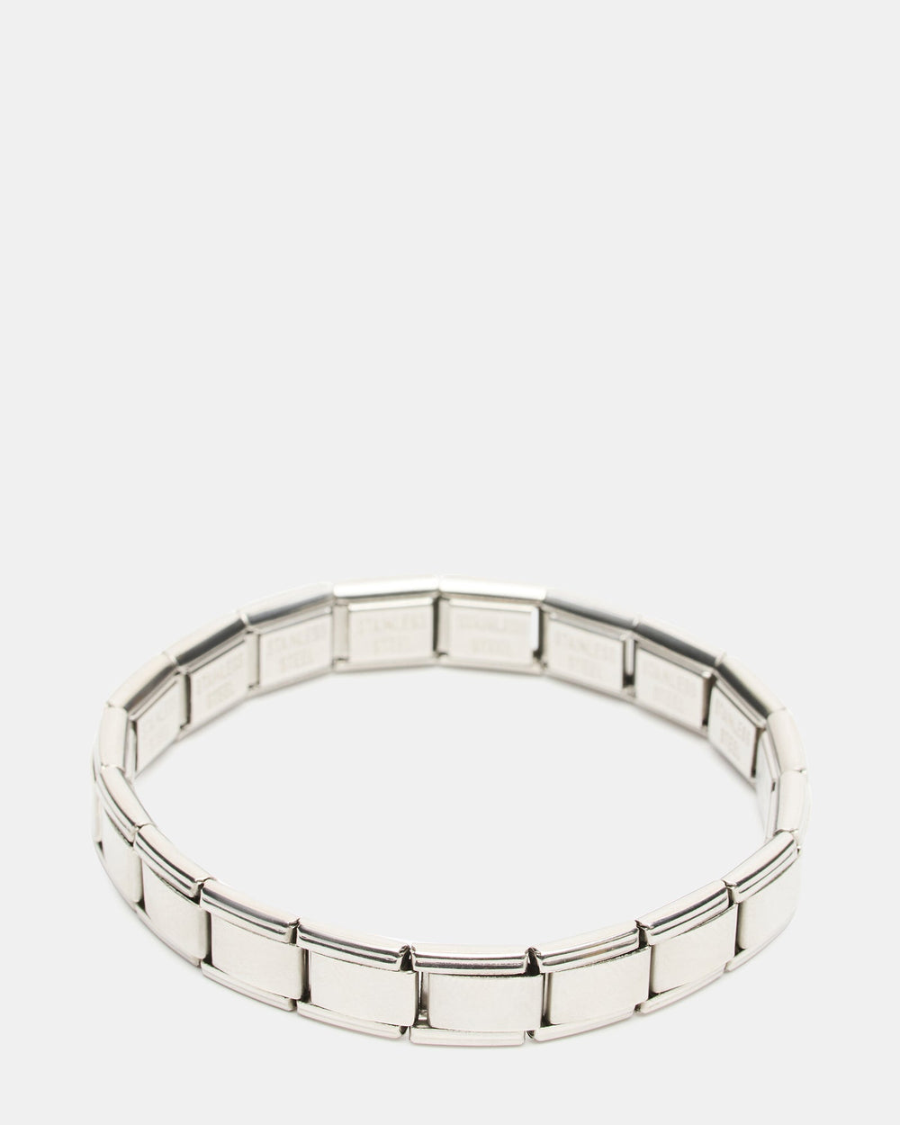 LINK Silver Stretch Bracelet | Steve Madden