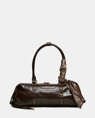 CIERRA Dark Chocolate East West Scarf Shoulder Handbag | Steve Madden