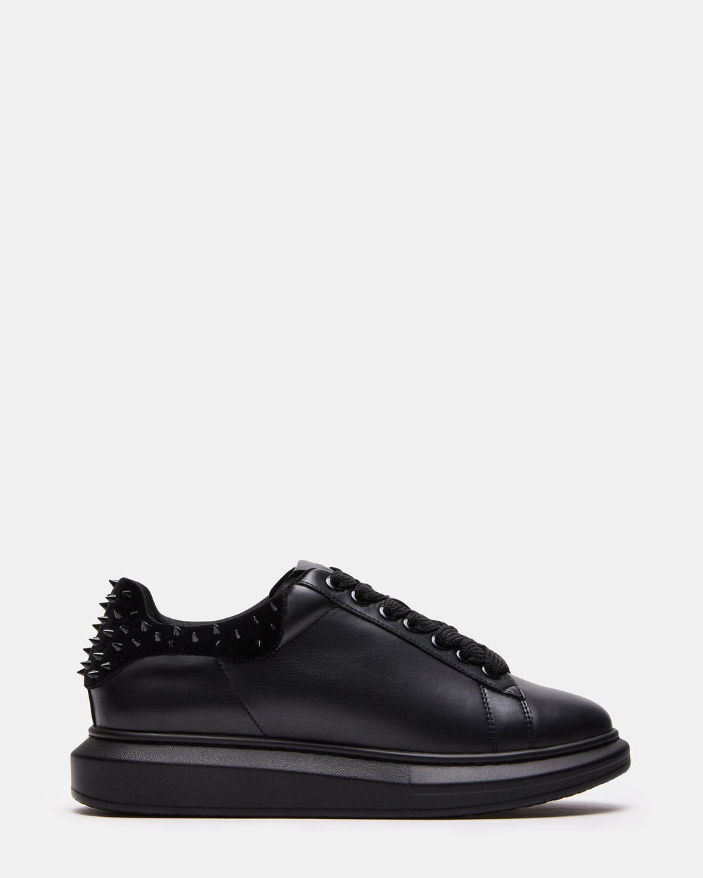 FROSTING Black Velvet Men's Low-Top Lace-Up Sneaker | Steve Madden