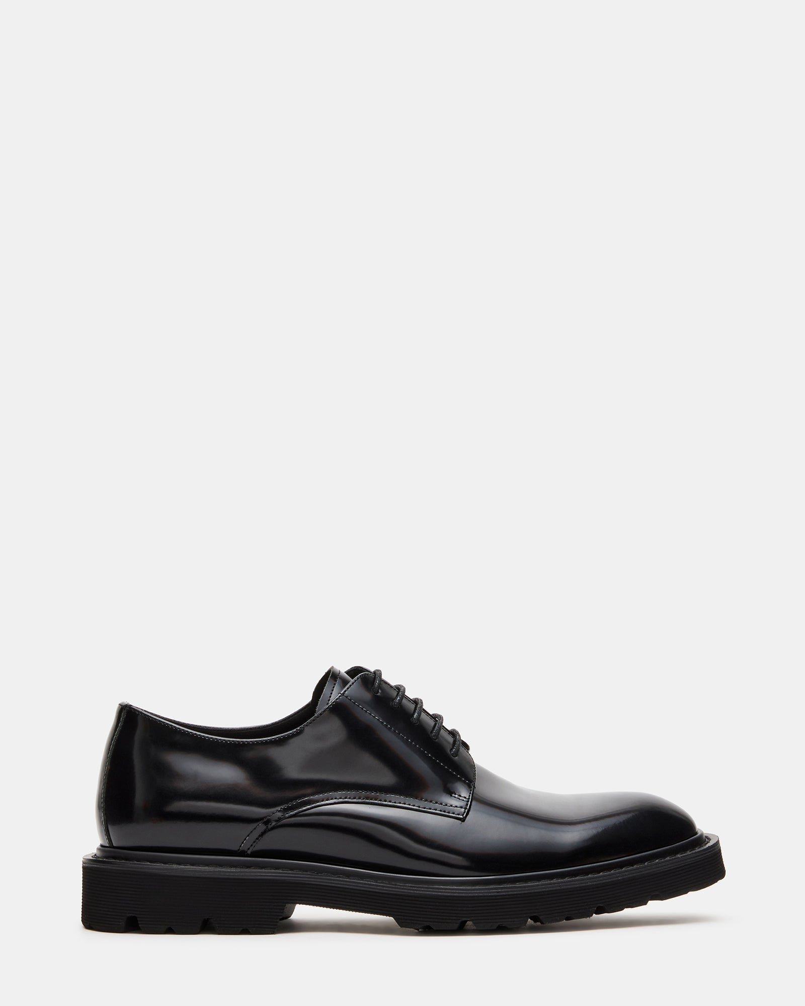 RICOTTA Black Box Lace-Up Derby Lug Men's Dress Shoe | Steve Madden