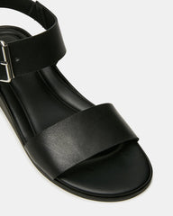 VAEDA BLACK LEATHER